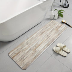 Wooden Pattern Kitchen Rug 40x50 Laundry Floor Mat