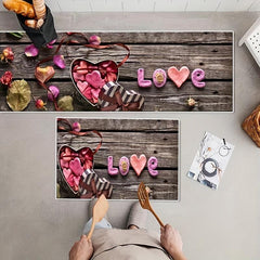 Soft Kitchen Rug Cushioned Anti Fatigue Non Slip Waterproof Runner
