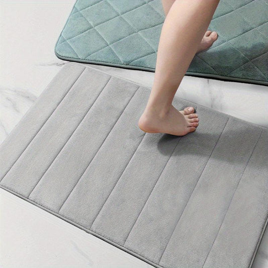 Memory Absorbent Bathroom Mat Anti Slip Skid Resistant Floor Mat