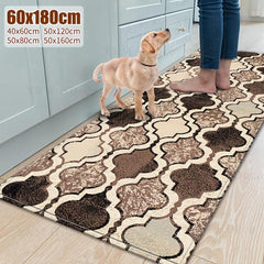 Moroccan Kitchen Rug Soft Memory Foam Absorbent Machine Washable Non Slip