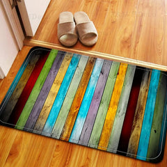 5D Printed Non Slip Bath Mat with Rubber Bottom for Living Room Kitchen Bathroom