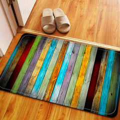 5D Printed Non Slip Bath Mat with Rubber Bottom for Living Room Kitchen Bathroom