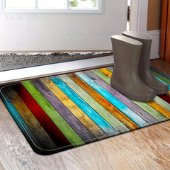 5D Printed Non Slip Bath Mat with Rubber Bottom for Living Room Kitchen Bathroom