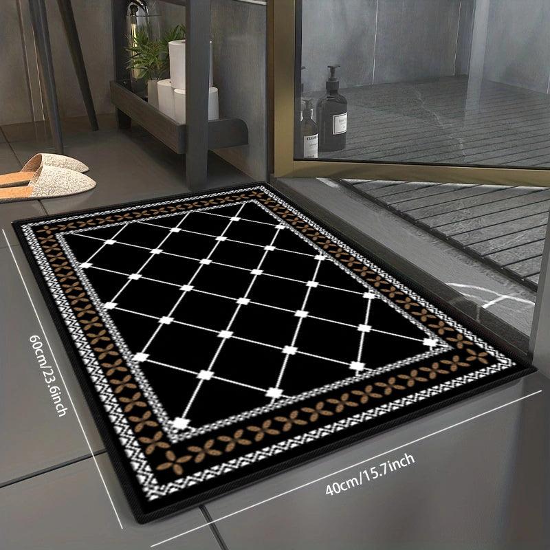 Bohemian Style Floor Mat for Home Decor Non Slip Indoor Carpet