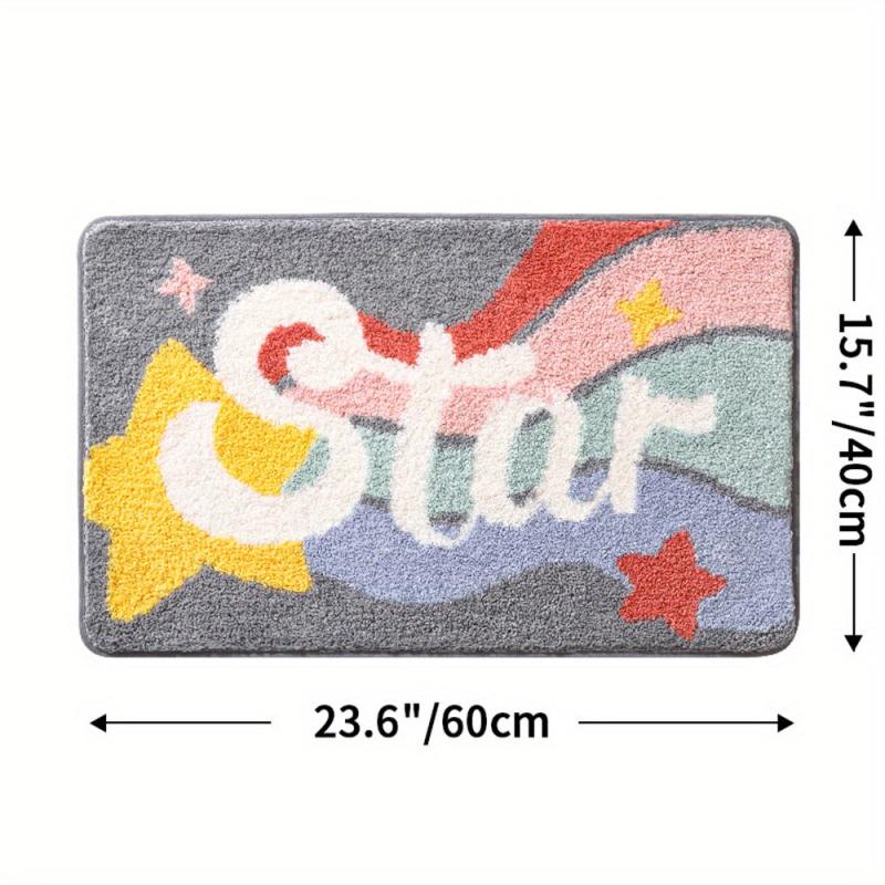 Toilet Floor Mat Absorbent Non slip Mat Bathroom Carpet