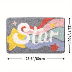 Toilet Floor Mat Absorbent Non slip Mat Bathroom Carpet