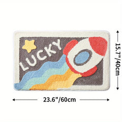 Toilet Floor Mat Absorbent Non slip Mat Bathroom Carpet