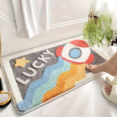 Toilet Floor Mat Absorbent Non slip Mat Bathroom Carpet