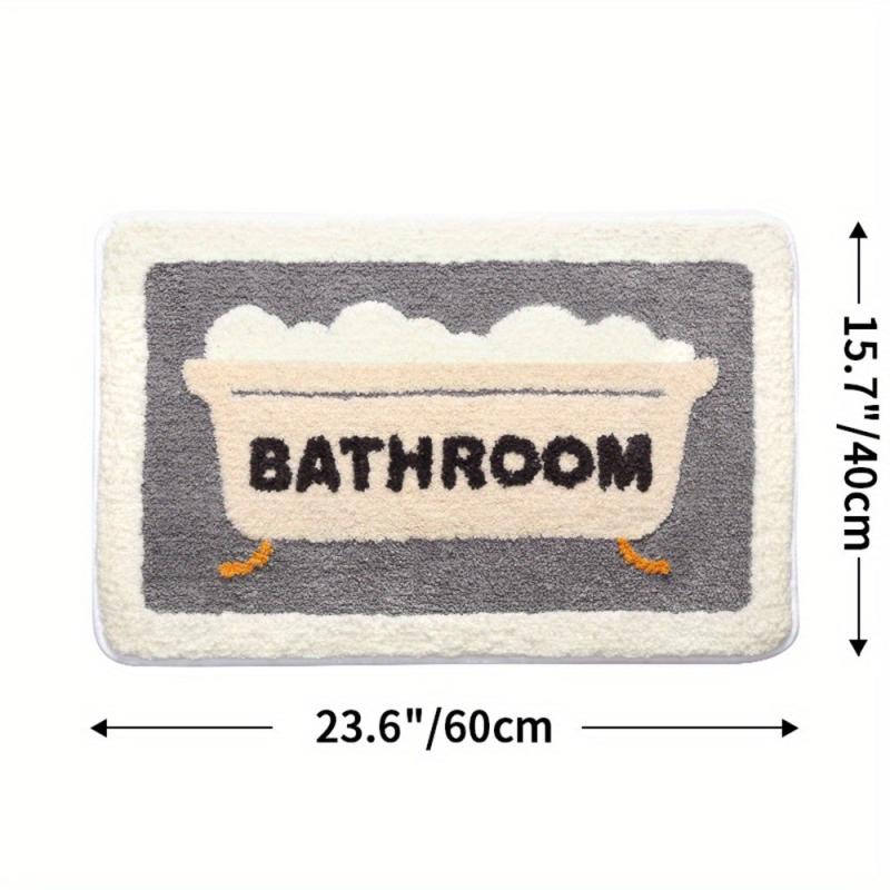 Toilet Floor Mat Absorbent Non slip Mat Bathroom Carpet