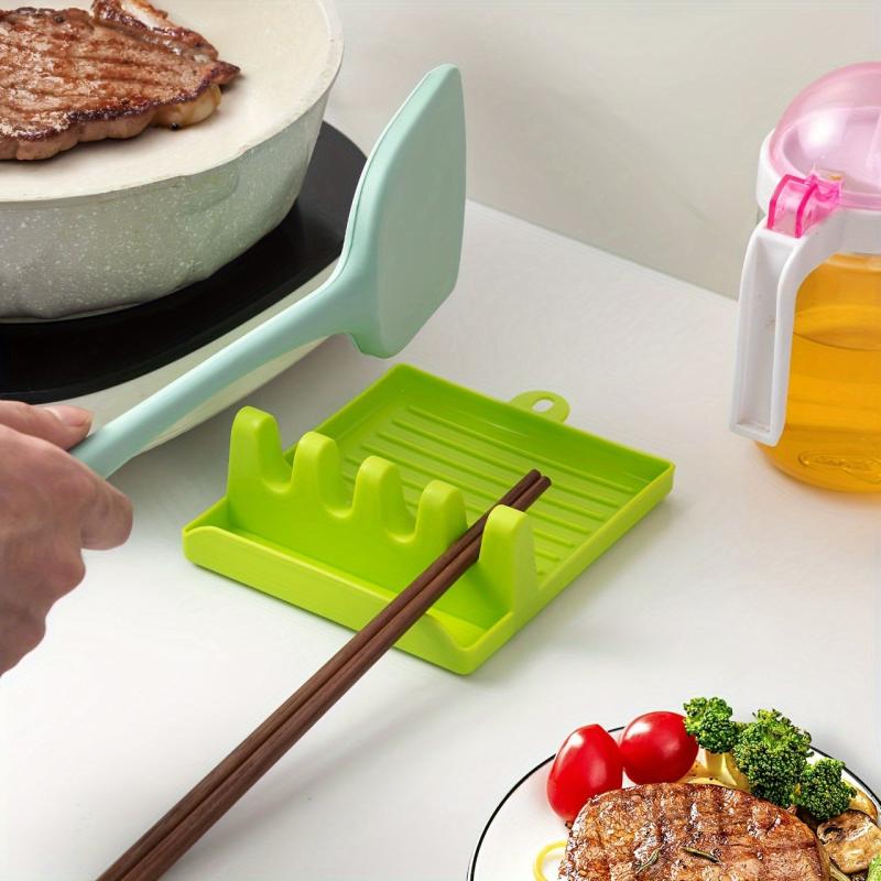 Abs Utensil Rest With Drip Pad Kitchen Utensil Holder