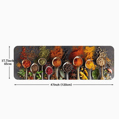 Non Slip Floor Mat for Kitchen and Bedroom 3D Digital Printing Washable