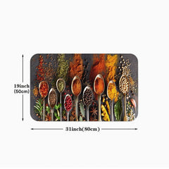 Non Slip Floor Mat for Kitchen and Bedroom 3D Digital Printing Washable