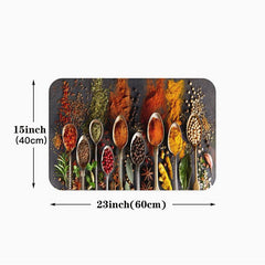 Non Slip Floor Mat for Kitchen and Bedroom 3D Digital Printing Washable