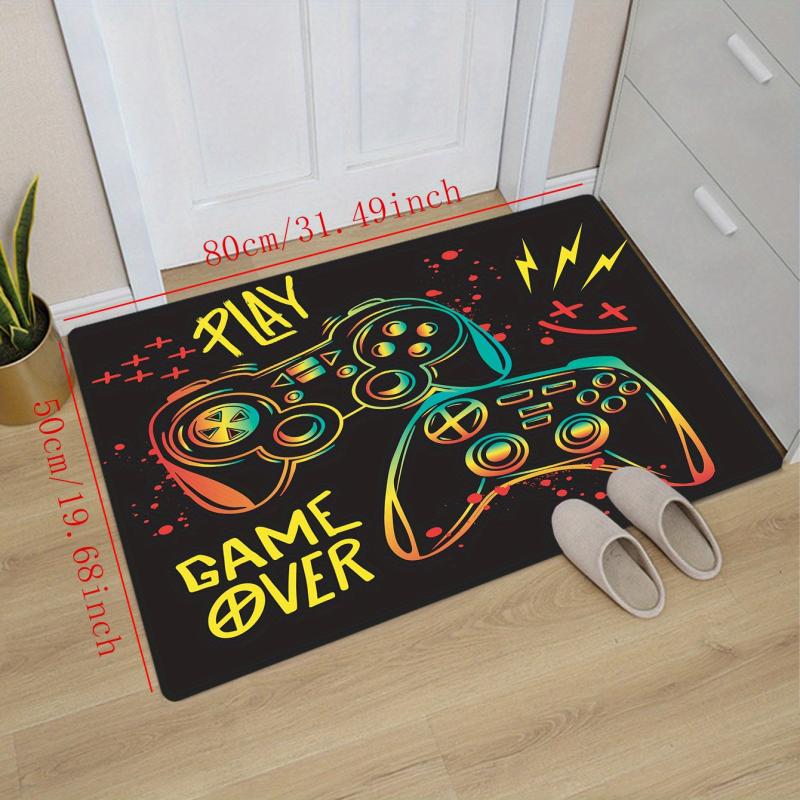 Non Slip Washable Decor Rug for Video Gamers