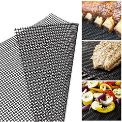 5pcs Set Grill Mesh Mat Non Stick BBQ Grill Mats Heavy Duty Reusable