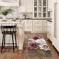 Modern Floral 2'X10' Runner Rugs Soft Laundry Room Rug Long Oriental Hallway Rug