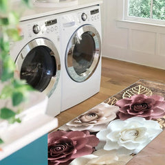 Modern Floral 2'X10' Runner Rugs Soft Laundry Room Rug Long Oriental Hallway Rug