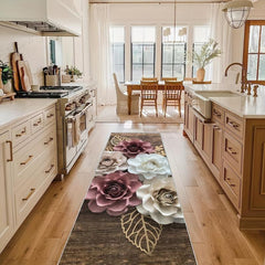 Modern Floral 2'X10' Runner Rugs Soft Laundry Room Rug Long Oriental Hallway Rug