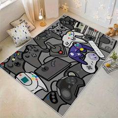 1pc Game Area Rug Living Room Mat Indoor Floor Mat Non slip Kitchen Floor Rug