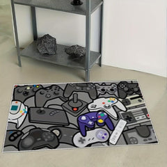 1pc Game Area Rug Living Room Mat Indoor Floor Mat Non slip Kitchen Floor Rug