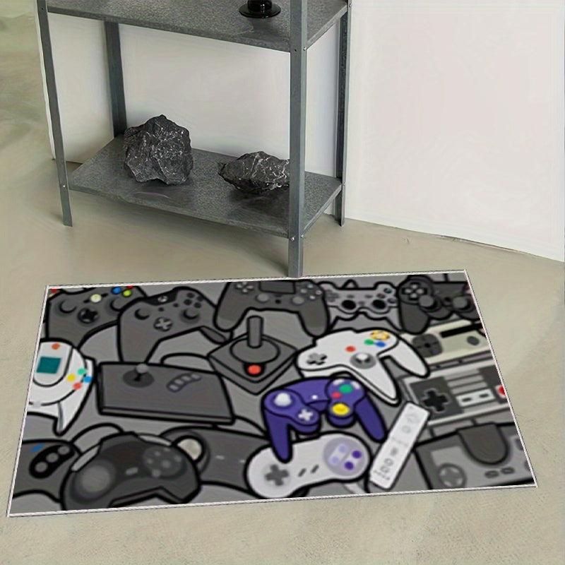 1pc Game Area Rug Living Room Mat Indoor Floor Mat Non slip Kitchen Floor Rug