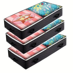 Waterproof Underbed Storage Bag with Handles and Windows