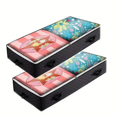 Waterproof Underbed Storage Bag with Handles and Windows