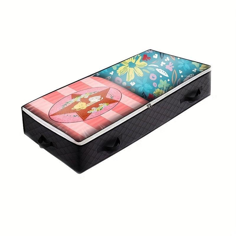 Waterproof Underbed Storage Bag with Handles and Windows