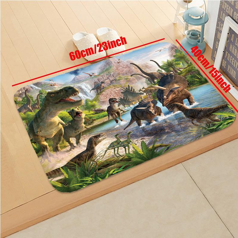3D Dinosaur Printed Rug - Non Slip Soft and Durable Home Decoration