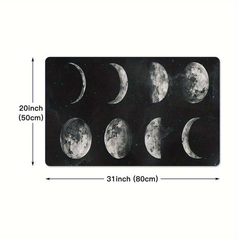 Anti-fatigue Kitchen Mat Non-slip Polyester Carpet Absorbent Bath Mat
