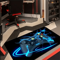 Game Area Rug 3D Gamer Carpet Machine Washable Living Room Decor