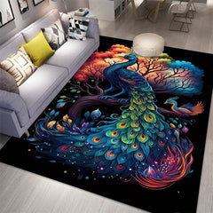 Non Slip Gaming Room Rug 63x47in