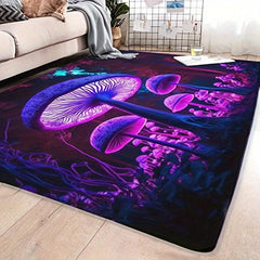 Soft Shaggy Floor Carpet Mushroom Home Decor Area Rugs