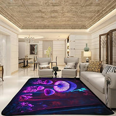 Soft Shaggy Floor Carpet Mushroom Home Decor Area Rugs