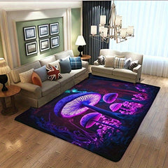 Soft Shaggy Floor Carpet Mushroom Home Decor Area Rugs