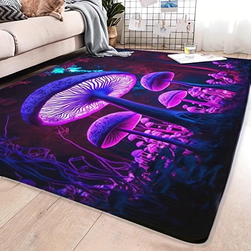 Soft Shaggy Floor Carpet Mushroom Home Decor Area Rugs