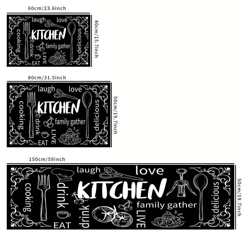 Soft Anti Fatigue Area Rug Non Slip Cushioned Kitchen Rug
