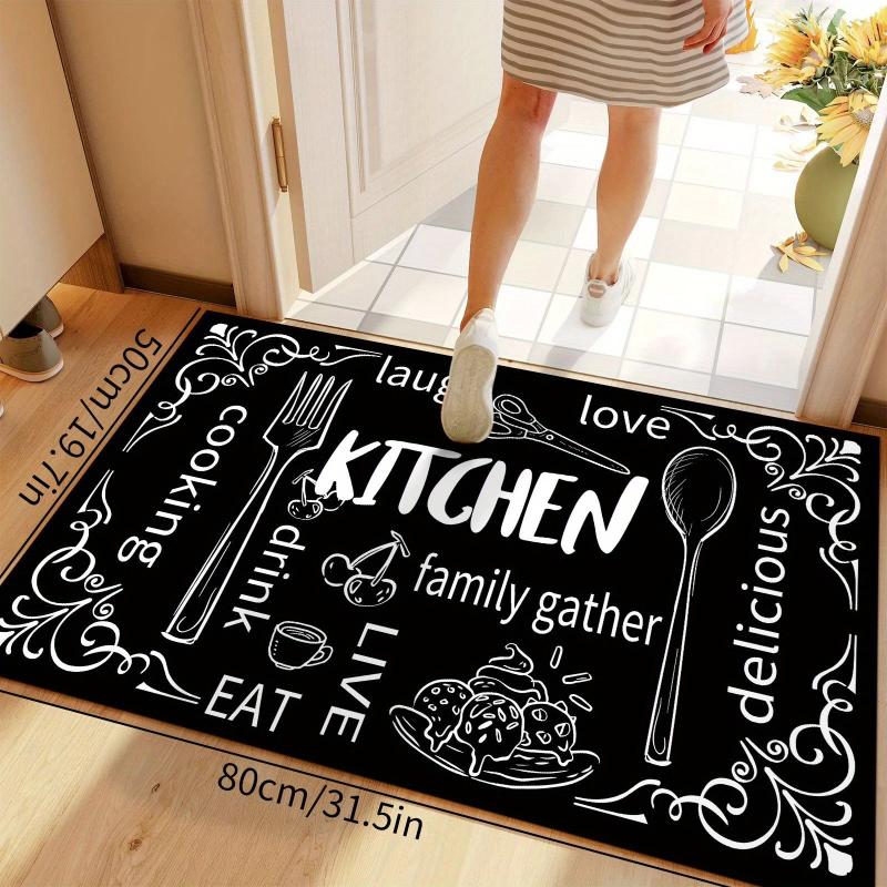 Soft Anti Fatigue Area Rug Non Slip Cushioned Kitchen Rug