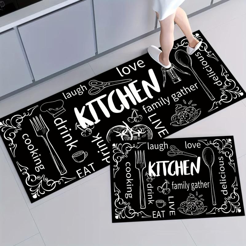 Soft Anti Fatigue Area Rug Non Slip Cushioned Kitchen Rug