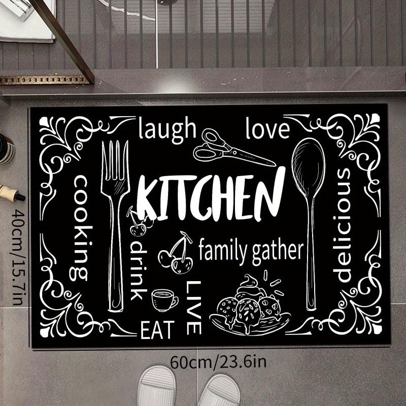 Soft Anti Fatigue Area Rug Non Slip Cushioned Kitchen Rug