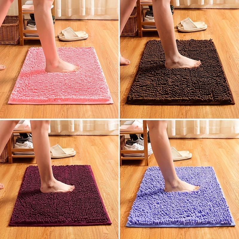 Ultra Absorbent Chenille Indoor Doormat Anti-slip Backing
