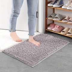 Ultra Absorbent Chenille Indoor Doormat Anti-slip Backing