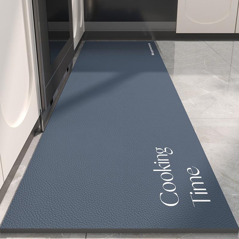Waterproof Leather Kitchen Rug Stain Resistant Floor Mat