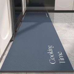 Waterproof Leather Kitchen Rug Stain Resistant Floor Mat