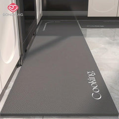 Waterproof Leather Kitchen Rug Stain Resistant Floor Mat