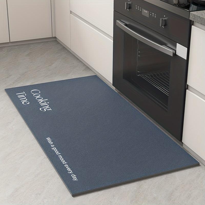 Waterproof Leather Kitchen Rug Stain Resistant Floor Mat