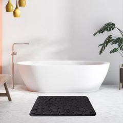 Stone Pattern Bathroom Absorbent Non-slip Floor Mat