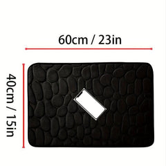Stone Pattern Bathroom Absorbent Non-slip Floor Mat