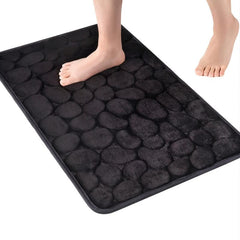 Stone Pattern Bathroom Absorbent Non-slip Floor Mat