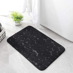 Stone Pattern Bathroom Absorbent Non-slip Floor Mat